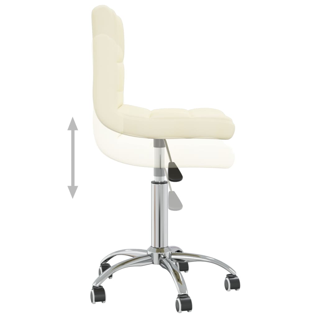 Bürostuhl Drehbar Creme Stoff - Premium Bürostühle  - Just €99.06! Shop now at homesales4u