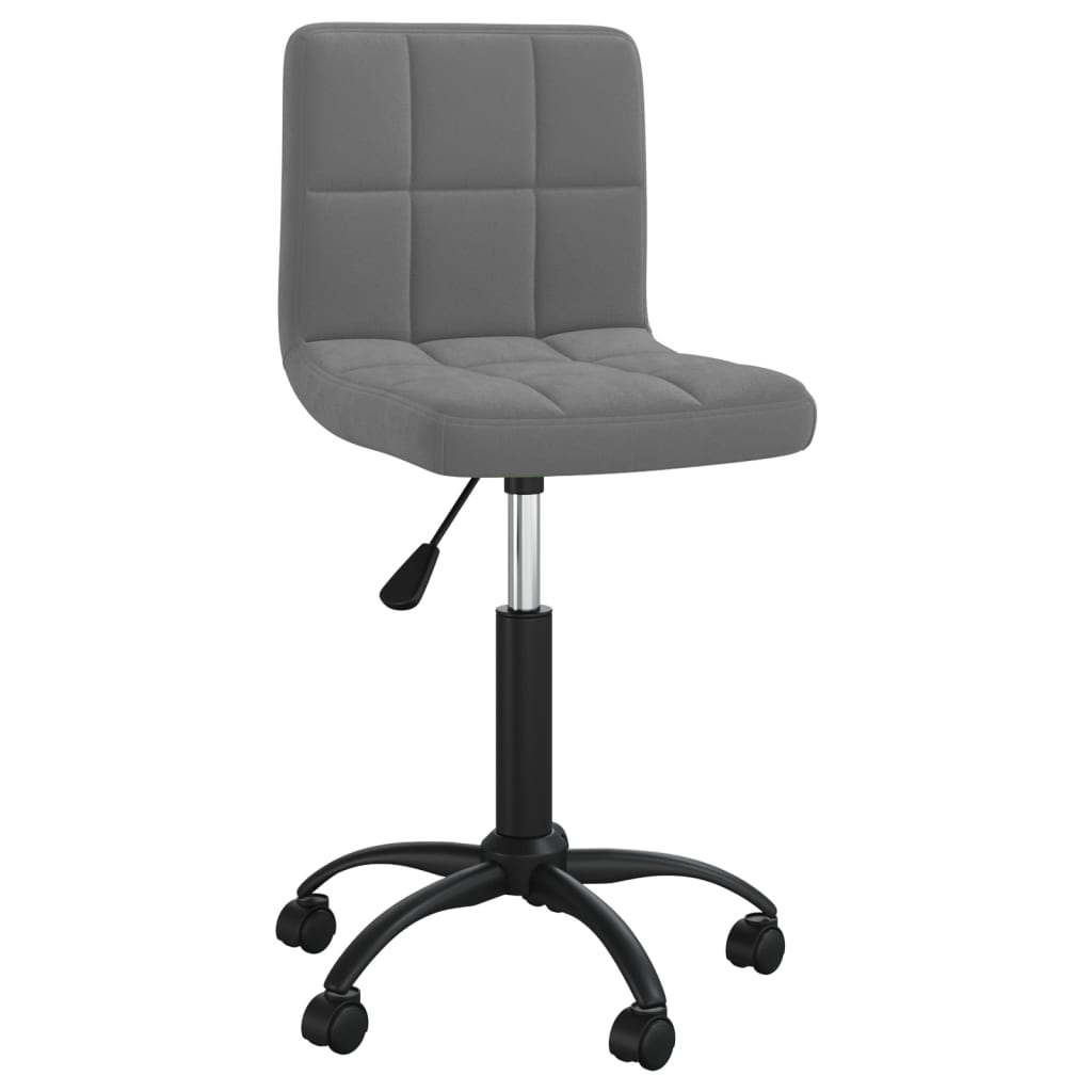 Bürostuhl Drehbar Dunkelgrau Samt - Premium Bürostühle  - Just €95.71! Shop now at homesales4u