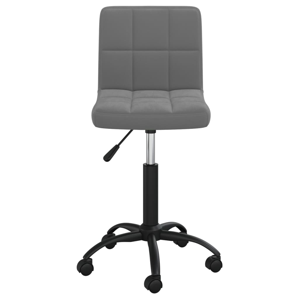 Bürostuhl Drehbar Dunkelgrau Samt - Premium Bürostühle  - Just €95.71! Shop now at homesales4u