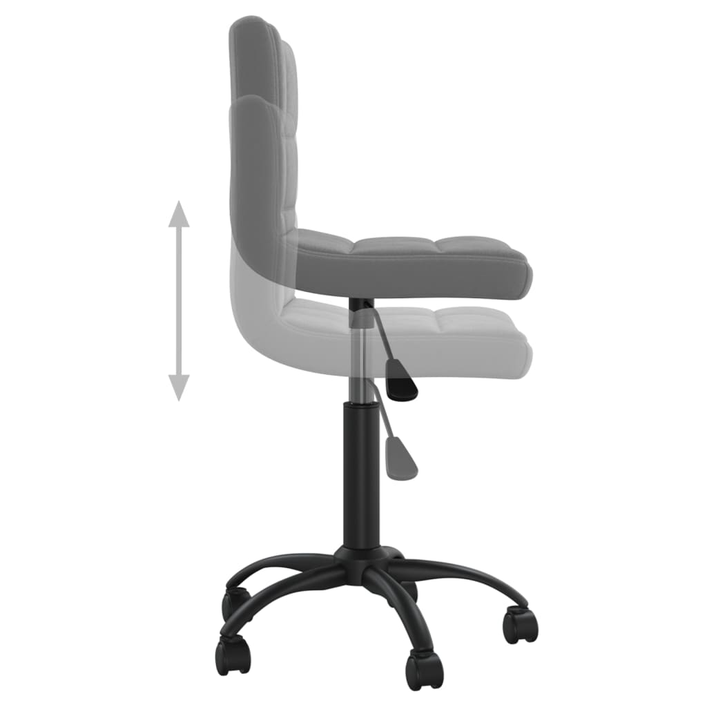 Bürostuhl Drehbar Dunkelgrau Samt - Premium Bürostühle  - Just €95.71! Shop now at homesales4u
