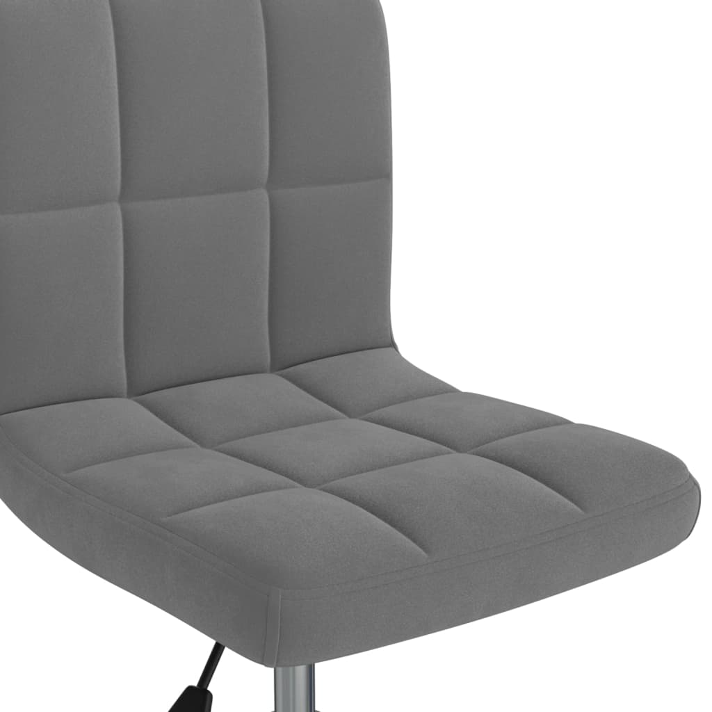 Bürostuhl Drehbar Dunkelgrau Samt - Premium Bürostühle  - Just €95.71! Shop now at homesales4u