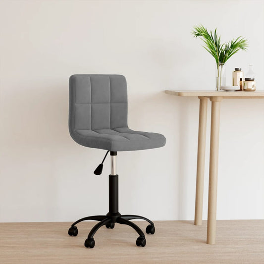 Bürostuhl Drehbar Dunkelgrau Samt - Premium Bürostühle  - Just €95.71! Shop now at homesales4u