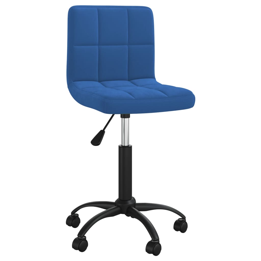 Bürostuhl Drehbar Blau Samt - Premium Bürostühle  - Just €107.61! Shop now at homesales4u