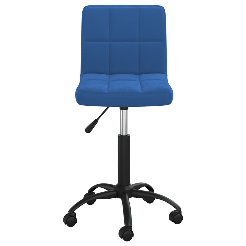 Bürostuhl Drehbar Blau Samt - Premium Bürostühle  - Just €107.61! Shop now at homesales4u