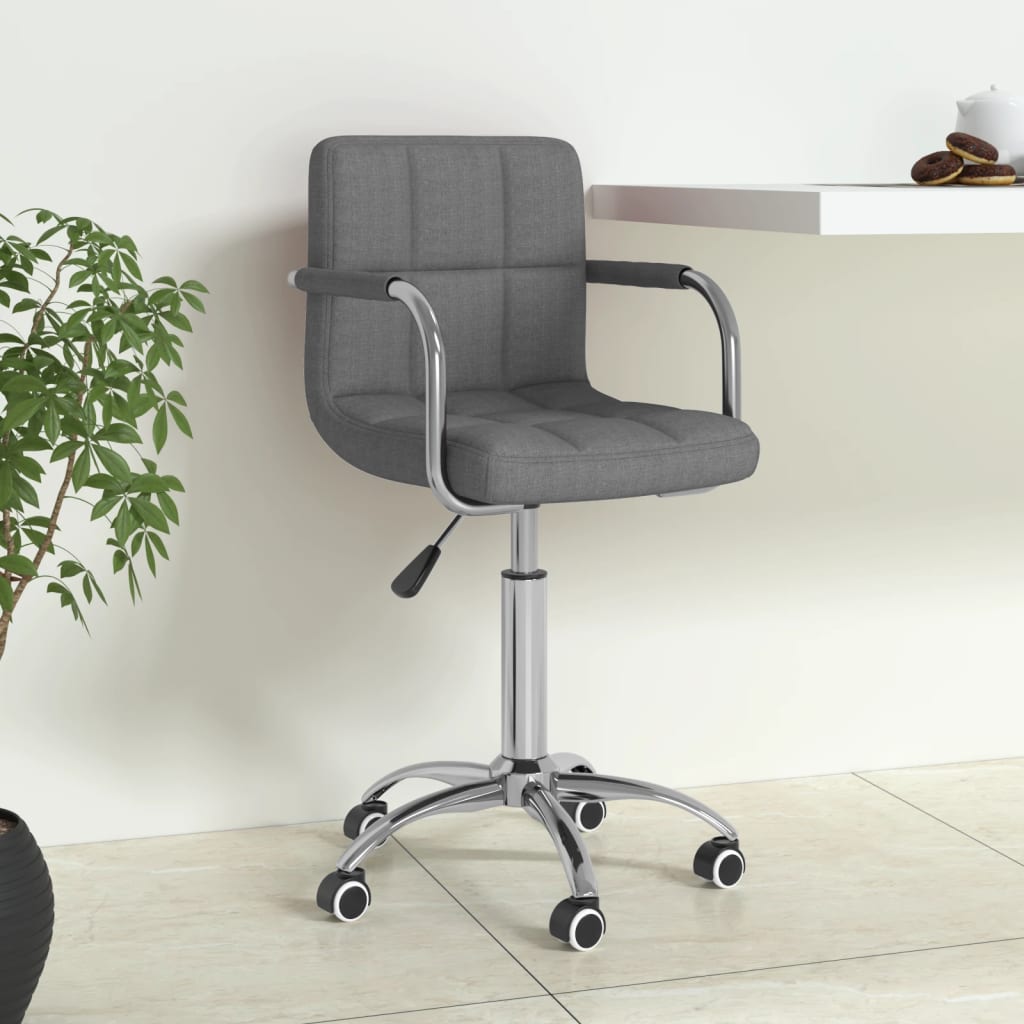 Bürostuhl Drehbar Hellgrau Stoff - Premium Bürostühle  - Just €111.10! Shop now at homesales4u
