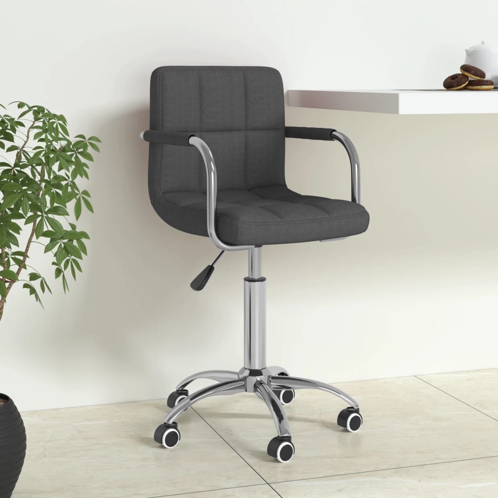 Bürostuhl Drehbar Dunkelgrau Stoff - Premium Bürostühle  - Just €111.26! Shop now at homesales4u