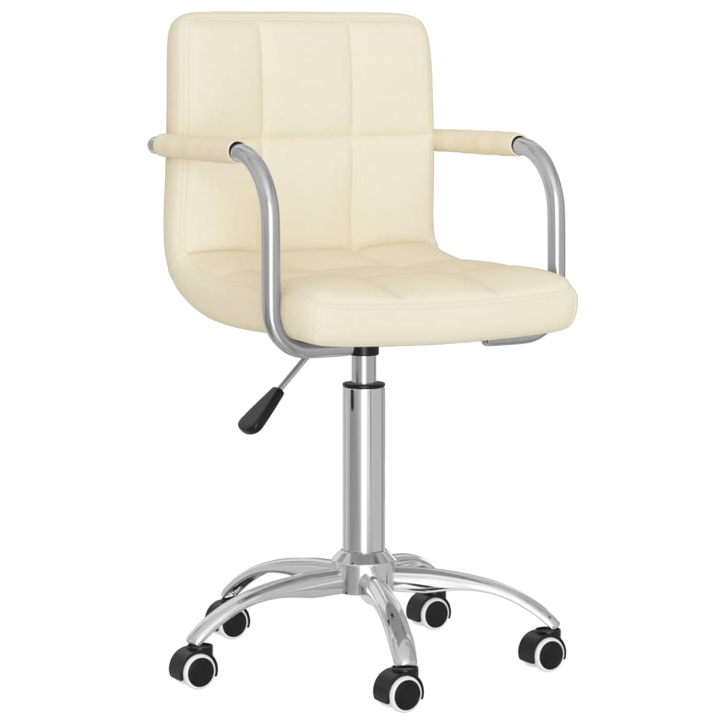 Bürostuhl Drehbar Creme Stoff - Premium Bürostühle  - Just €105.63! Shop now at homesales4u