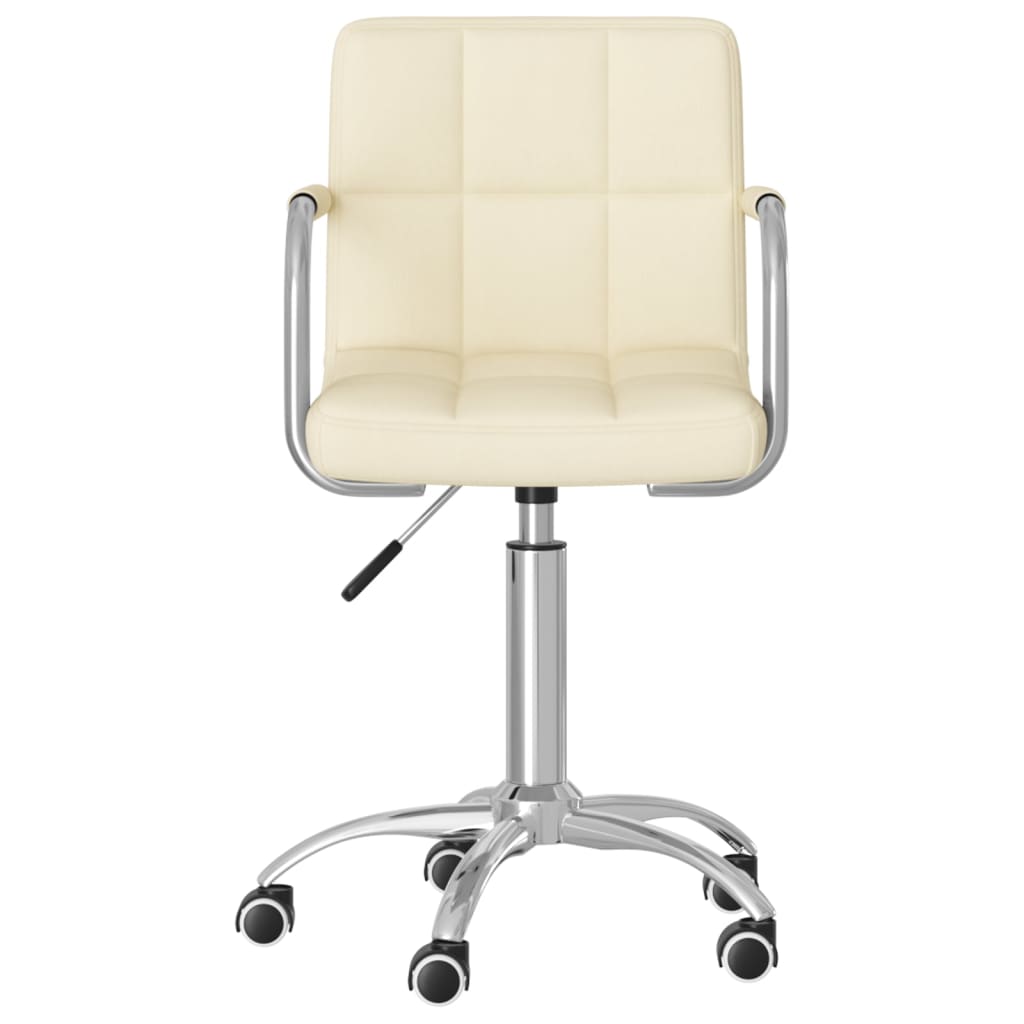 Bürostuhl Drehbar Creme Stoff - Premium Bürostühle  - Just €105.63! Shop now at homesales4u