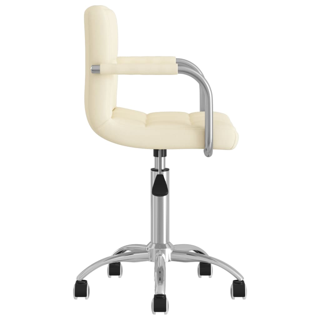Bürostuhl Drehbar Creme Stoff - Premium Bürostühle  - Just €105.63! Shop now at homesales4u