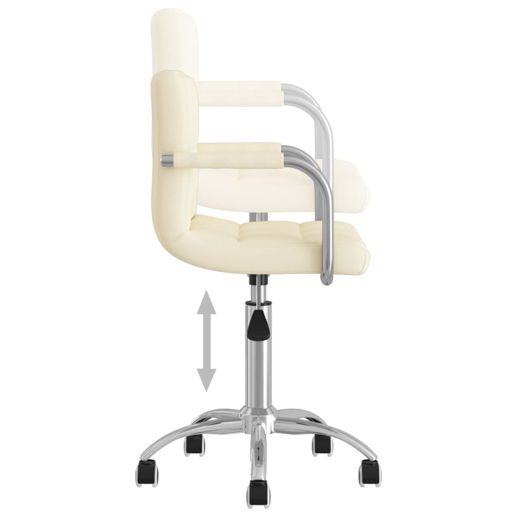Bürostuhl Drehbar Creme Stoff - Premium Bürostühle  - Just €105.63! Shop now at homesales4u