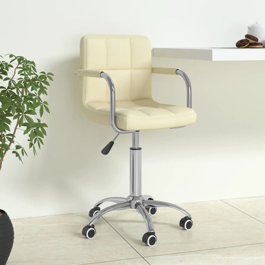 Bürostuhl Drehbar Creme Stoff - Premium Bürostühle  - Just €105.63! Shop now at homesales4u