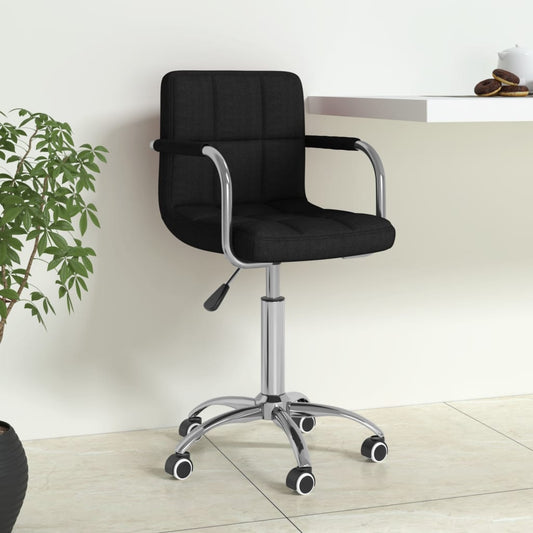 Bürostuhl Drehbar Schwarz Stoff - Premium Bürostühle  - Just €117.60! Shop now at homesales4u
