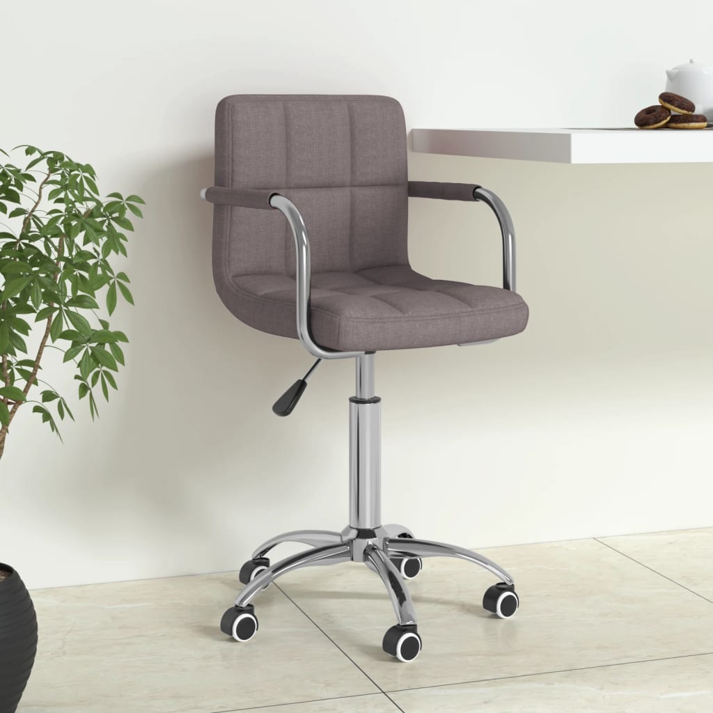 Bürostuhl Drehbar Taupe Stoff - Premium Bürostühle  - Just €109.16! Shop now at homesales4u