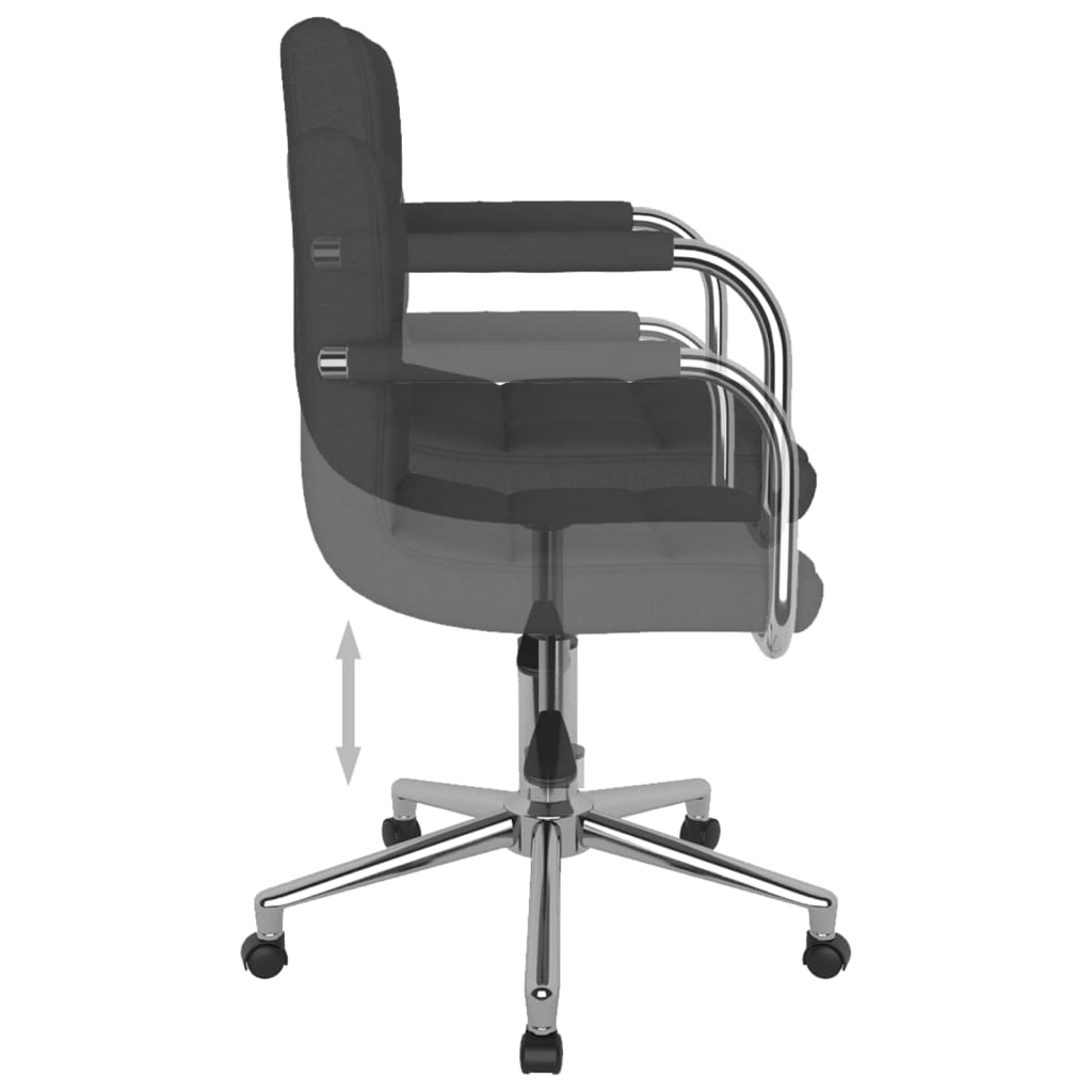 Bürostuhl Drehbar Dunkelgrau Stoff - Premium Bürostühle  - Just €102.21! Shop now at homesales4u