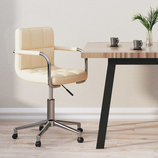 Bürostuhl Drehbar Creme Stoff - Premium Bürostühle  - Just €123.44! Shop now at homesales4u