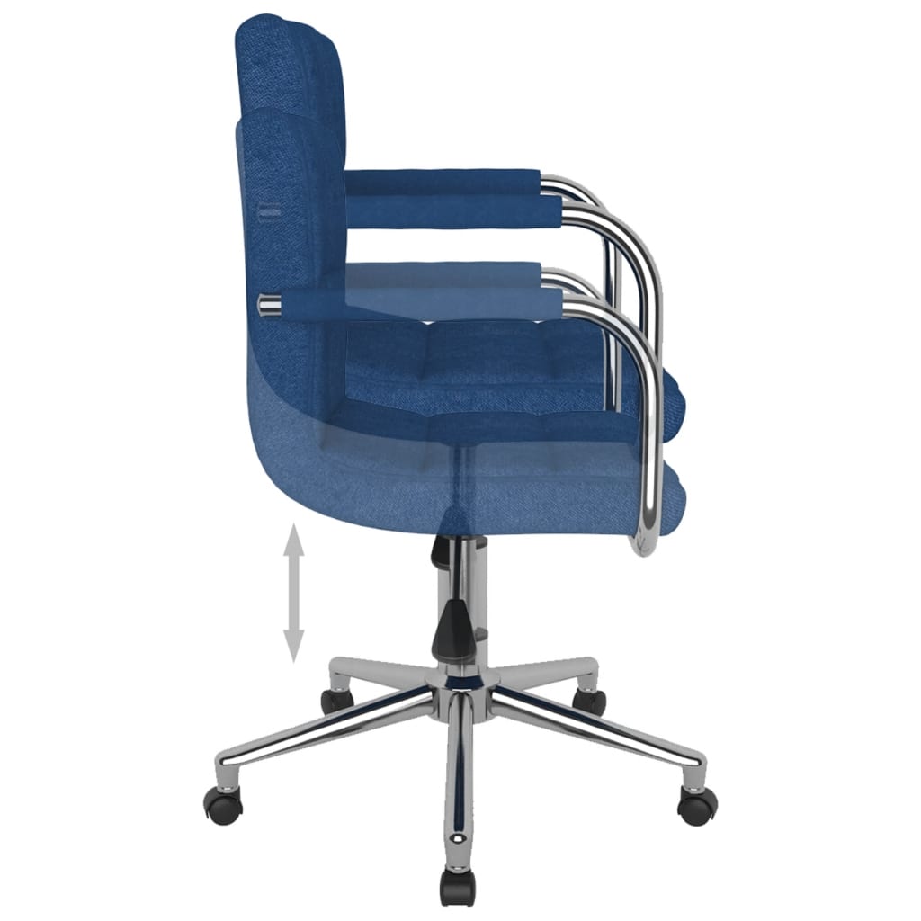 Bürostuhl Drehbar Blau Stoff - Premium Bürostühle  - Just €112.92! Shop now at homesales4u