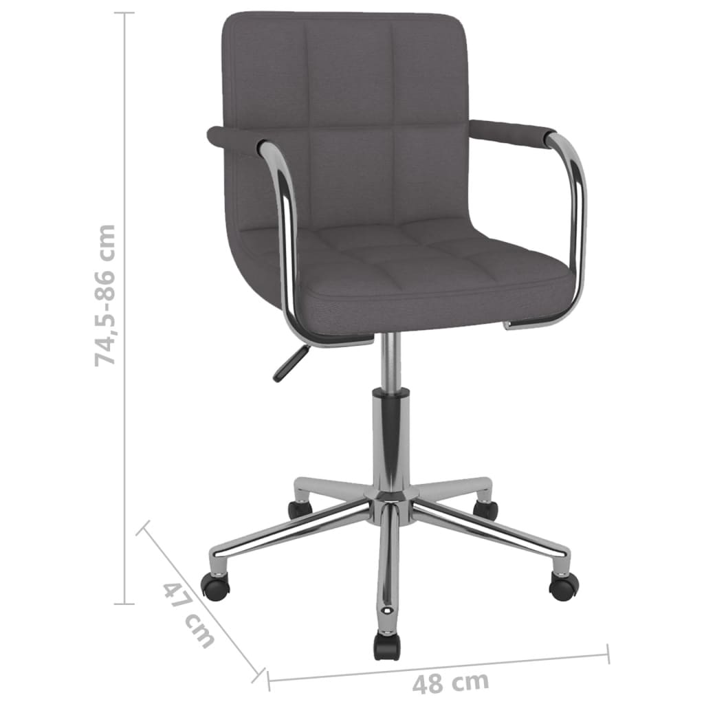 Bürostuhl Drehbar Taupe Stoff - Premium Bürostühle  - Just €102.21! Shop now at homesales4u