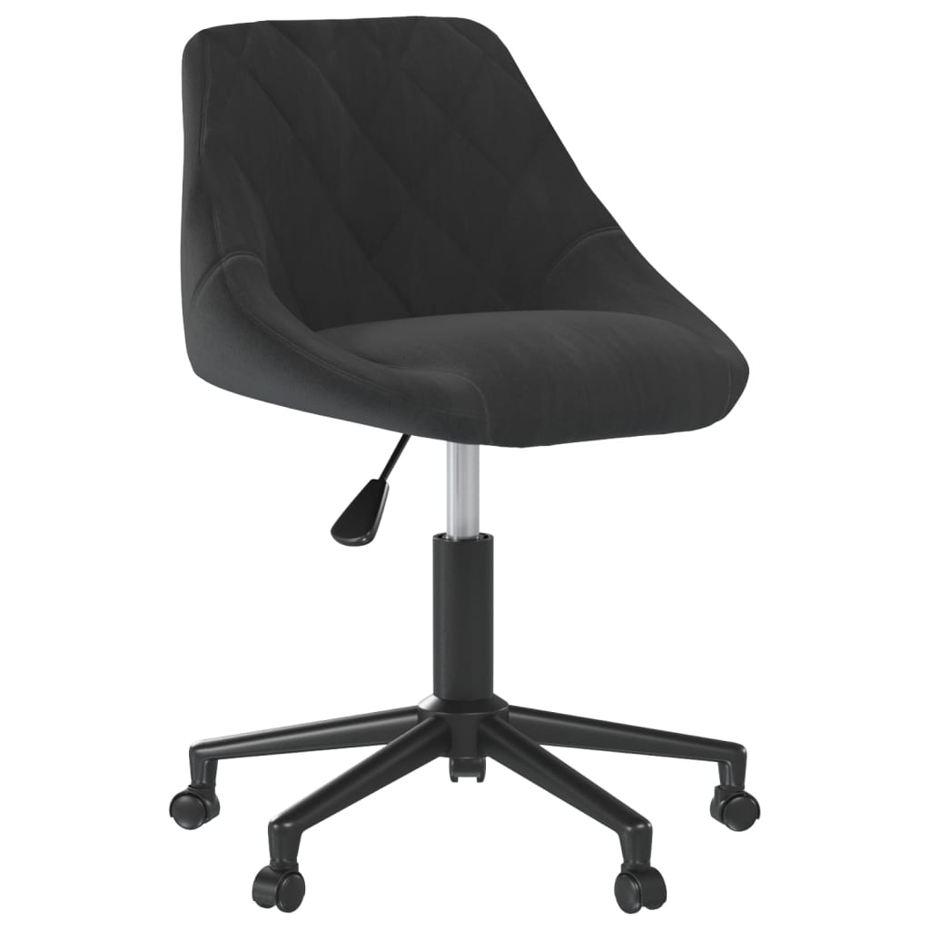Bürostuhl Drehbar Schwarz Samt - Premium Bürostühle  - Just €105.42! Shop now at homesales4u