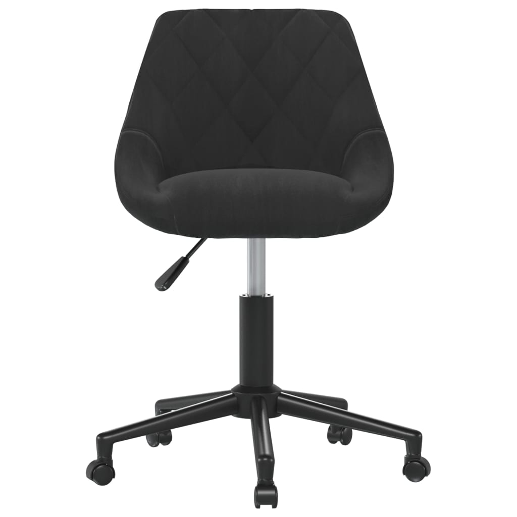 Bürostuhl Drehbar Schwarz Samt - Premium Bürostühle  - Just €105.42! Shop now at homesales4u