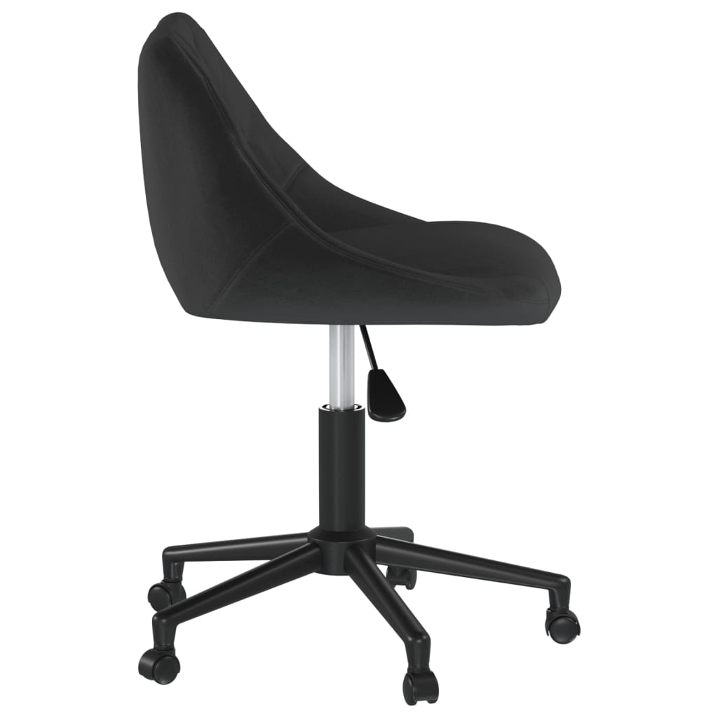 Bürostuhl Drehbar Schwarz Samt - Premium Bürostühle  - Just €105.42! Shop now at homesales4u