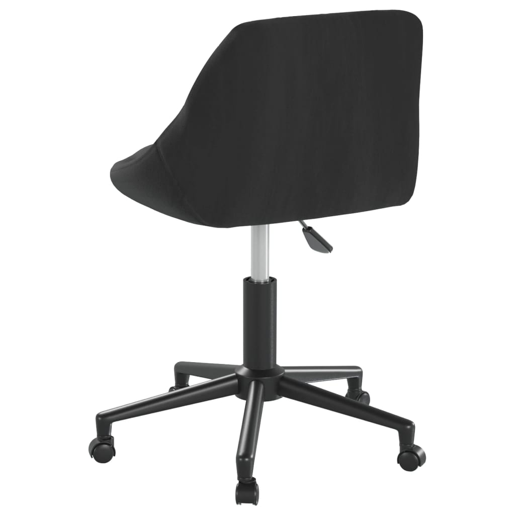 Bürostuhl Drehbar Schwarz Samt - Premium Bürostühle  - Just €105.42! Shop now at homesales4u