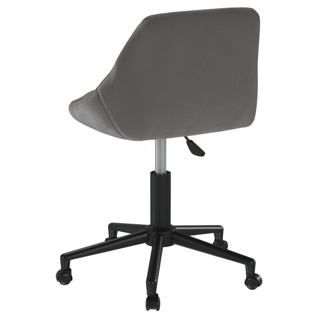Bürostuhl Drehbar Dunkelgrau Samt - Premium Bürostühle  - Just €106.07! Shop now at homesales4u
