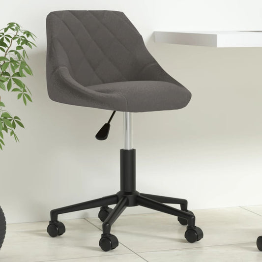 Bürostuhl Drehbar Dunkelgrau Samt - Premium Bürostühle  - Just €106.07! Shop now at homesales4u
