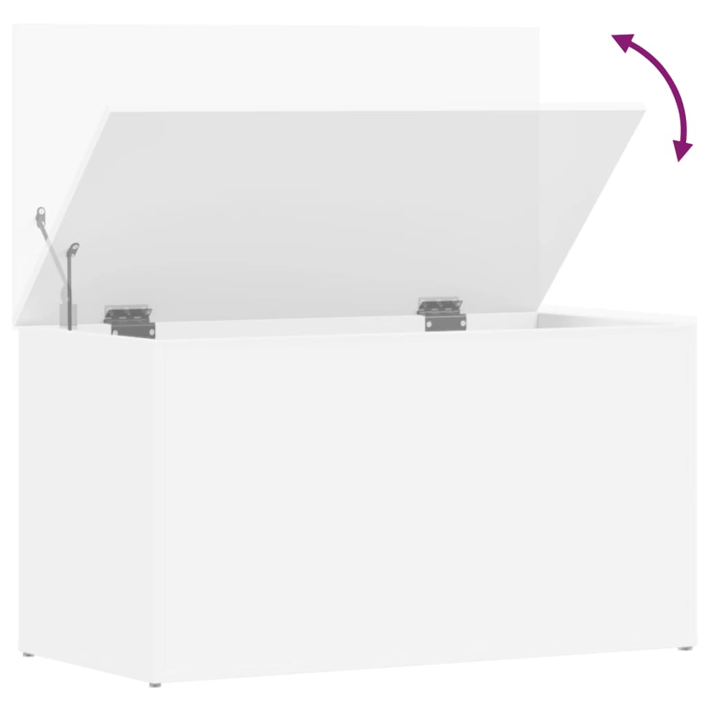 Aufbewahrungstruhe Weiß 84x42x46 cm Holzwerkstoff - Premium Aufbewahrungstruhen  - Just €77.73! Shop now at homesales4u