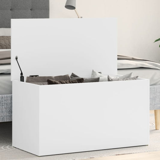 Aufbewahrungstruhe Weiß 84x42x46 cm Holzwerkstoff - Premium Aufbewahrungstruhen  - Just €77.79! Shop now at homesales4u