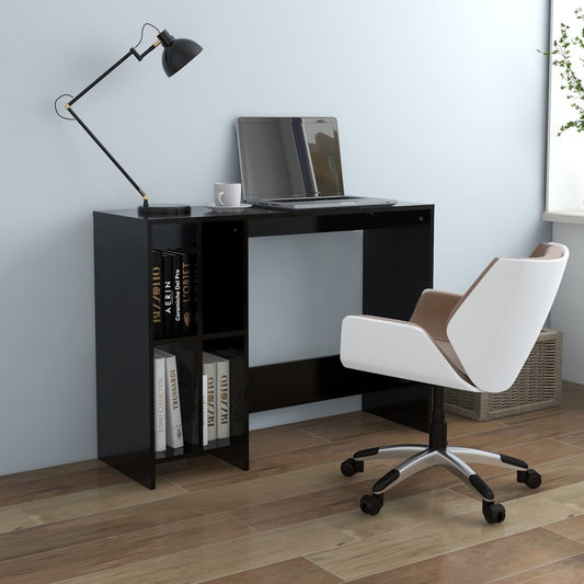 Computertisch Schwarz 102,5x35x75 cm Holzwerkstoff - Premium Schreibtische  - Just €67.25! Shop now at homesales4u