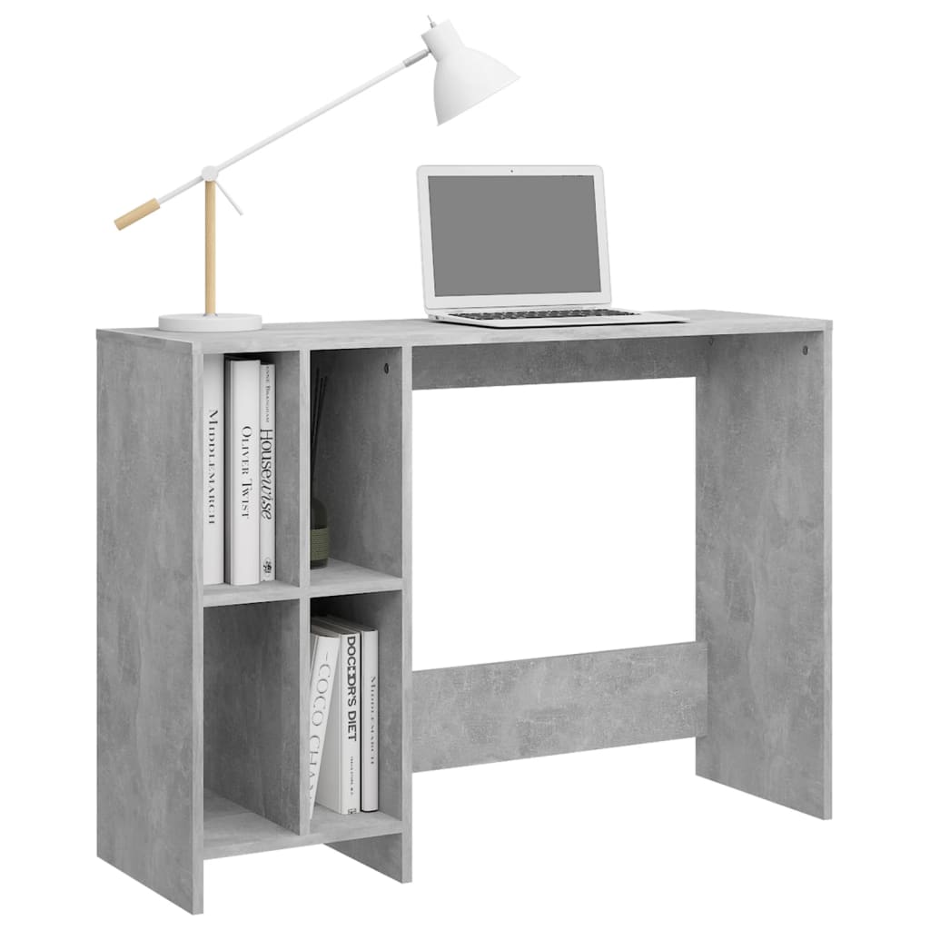 Computertisch Betongrau 102,5x35x75 cm Holzwerkstoff - Premium Schreibtische  - Just €66.98! Shop now at homesales4u