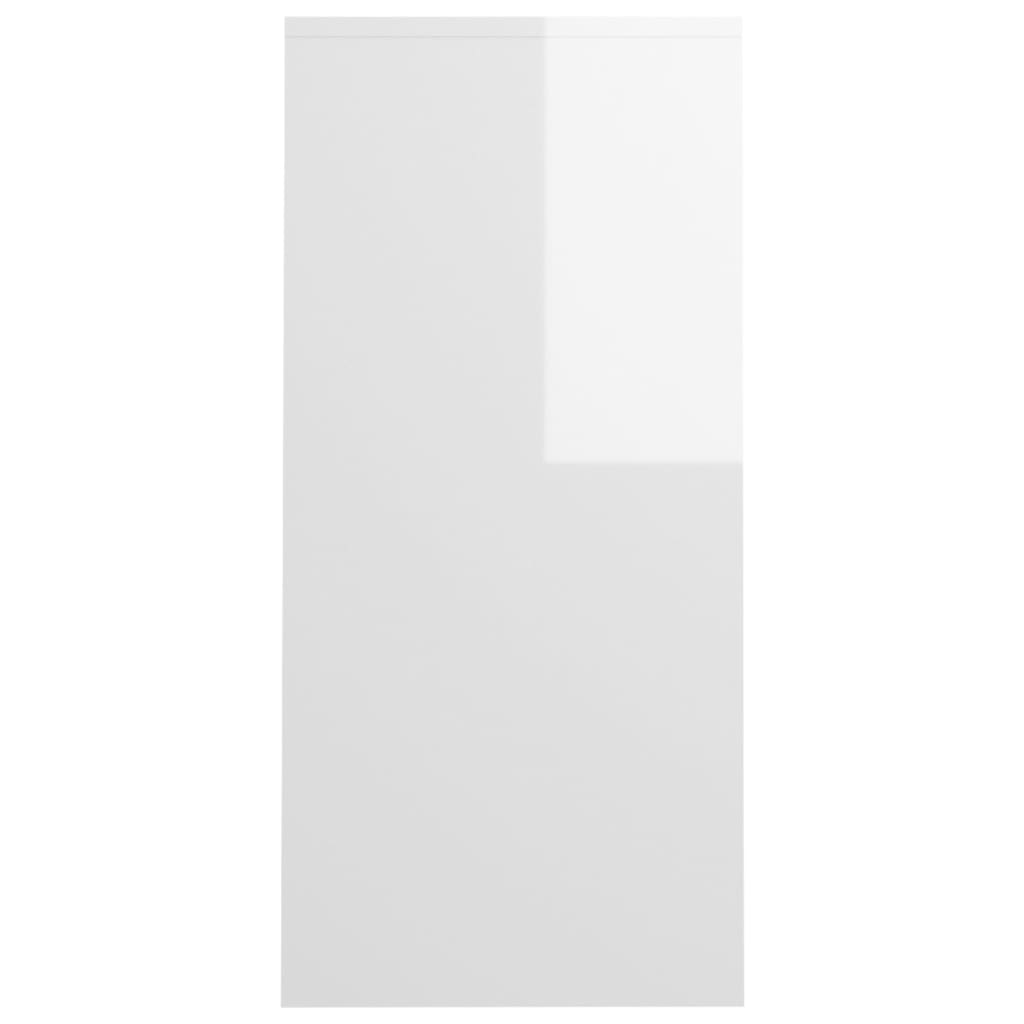 Computertisch Hochglanz-Weiß 102,5x35x75 cm Holzwerkstoff - Premium Schreibtische  - Just €73.97! Shop now at homesales4u