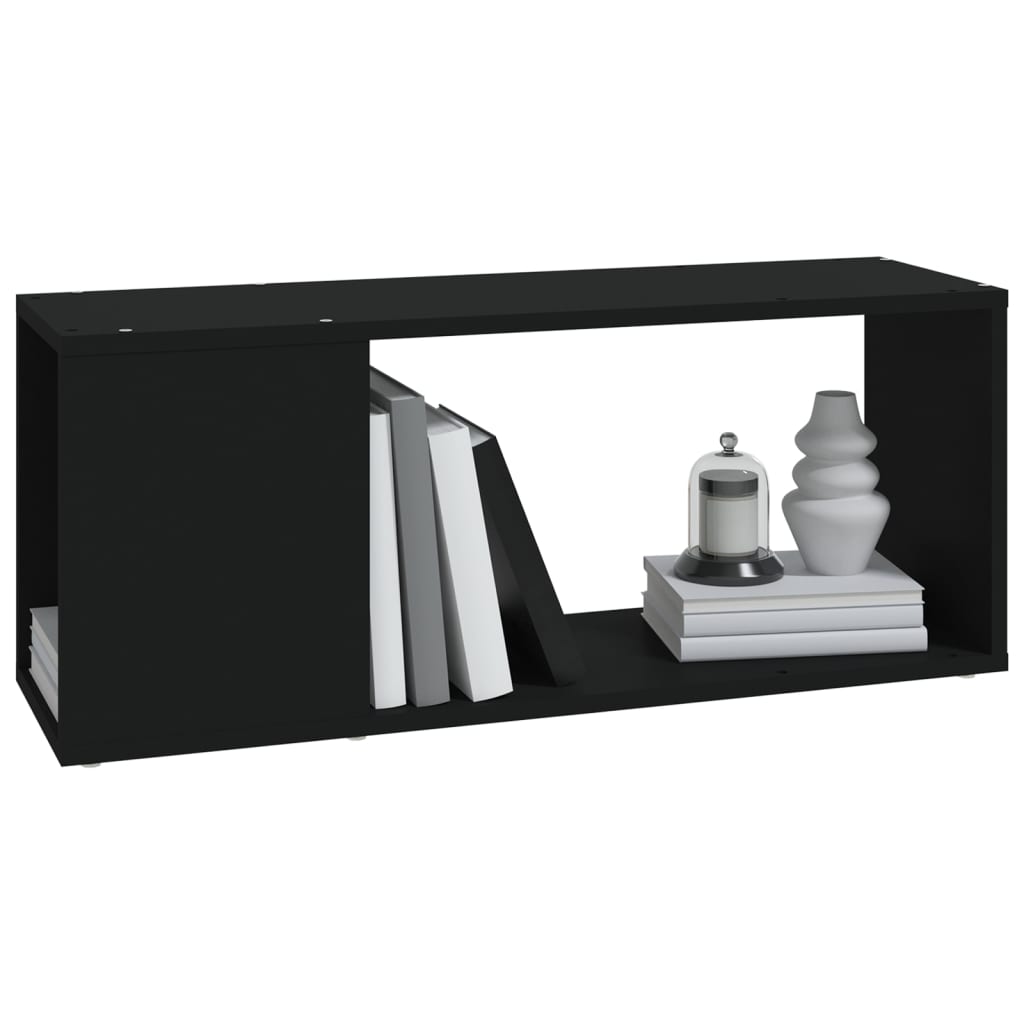 TV-Schrank Schwarz 80x24x32 cm Holzwerkstoff - Premium Bücherregale & Bücherschränke  - Just €40.02! Shop now at homesales4u