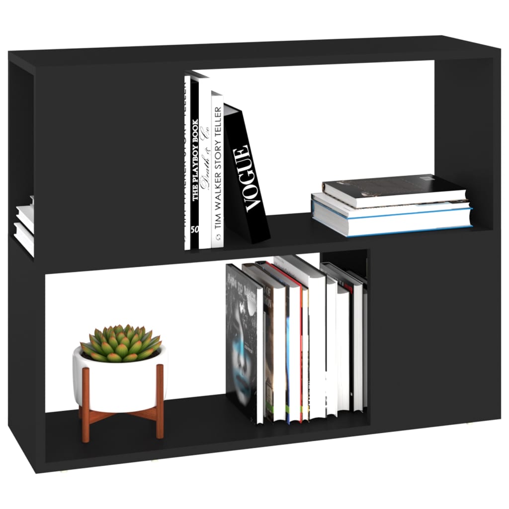 TV-Schrank Schwarz 80x24x63 cm Holzwerkstoff - Premium Bücherregale & Bücherschränke  - Just €54.46! Shop now at homesales4u