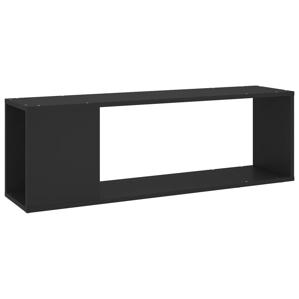 TV-Schrank Schwarz 100x24x32 cm Holzwerkstoff - Premium Bücherregale & Bücherschränke  - Just €46.70! Shop now at homesales4u