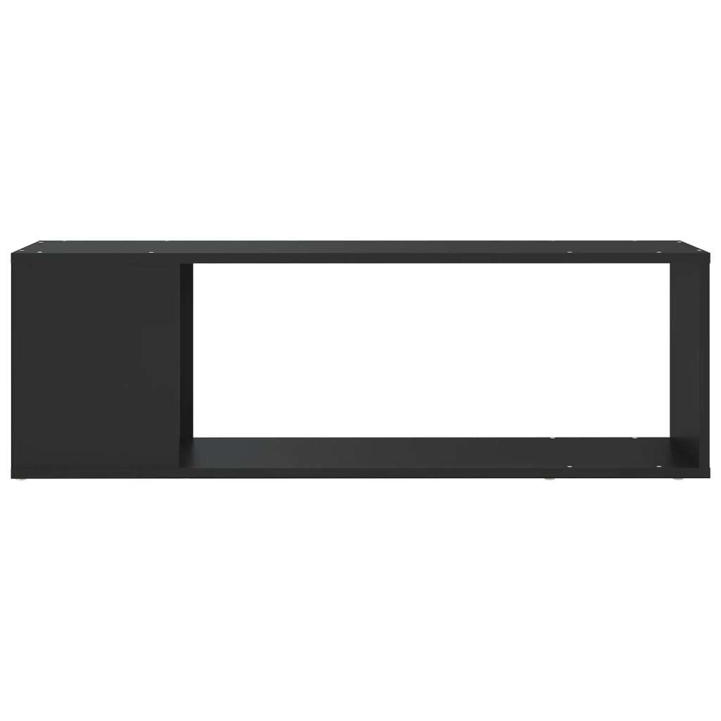 TV-Schrank Schwarz 100x24x32 cm Holzwerkstoff - Premium Bücherregale & Bücherschränke  - Just €46.70! Shop now at homesales4u