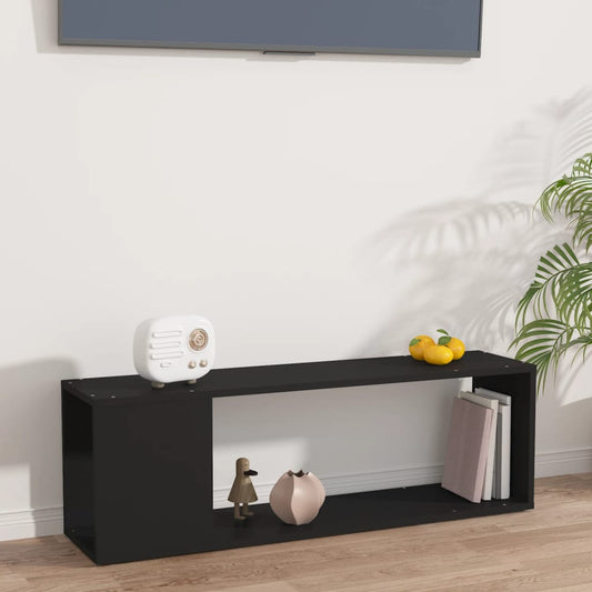 TV-Schrank Schwarz 100x24x32 cm Holzwerkstoff - Premium Bücherregale & Bücherschränke  - Just €46.70! Shop now at homesales4u