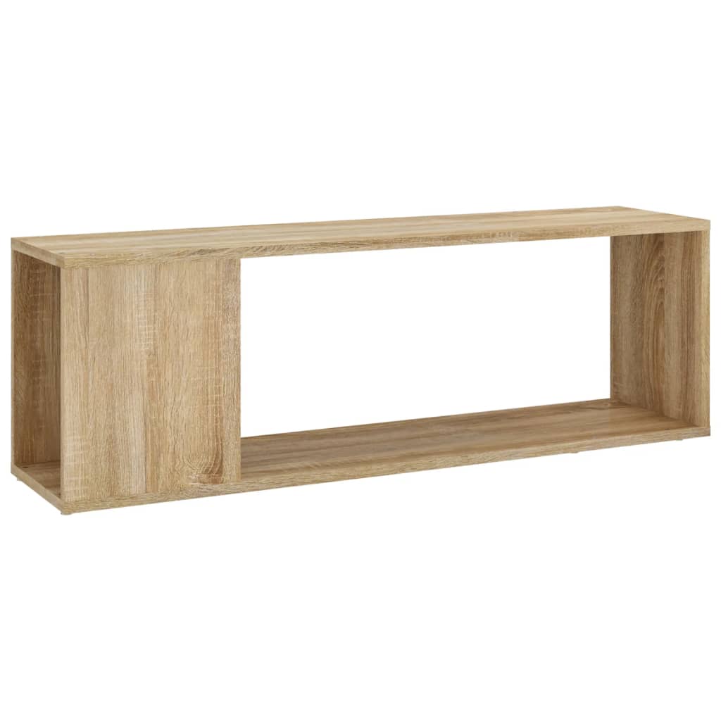 TV-Schrank Sonoma-Eiche 100x24x32 cm Holzwerkstoff - Premium Bücherregale & Bücherschränke  - Just €44.40! Shop now at homesales4u