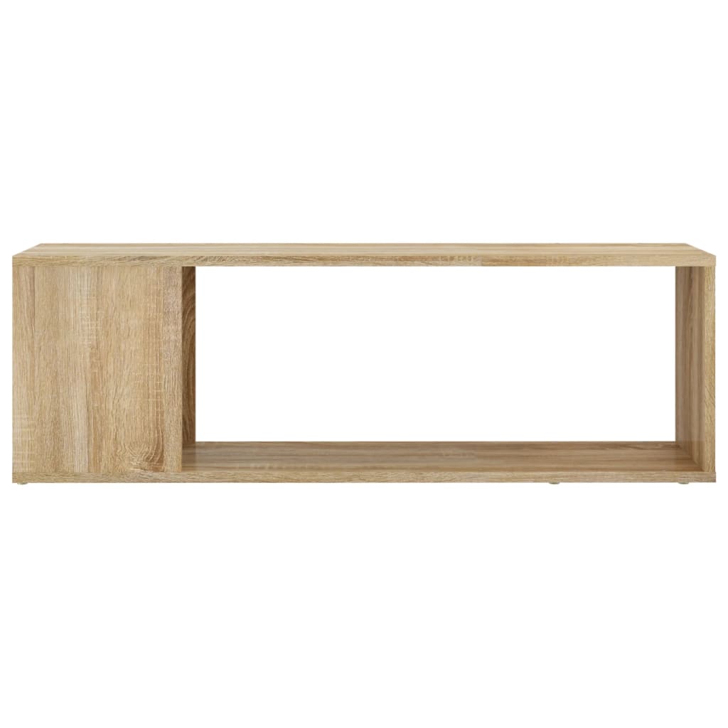 TV-Schrank Sonoma-Eiche 100x24x32 cm Holzwerkstoff - Premium Bücherregale & Bücherschränke  - Just €44.40! Shop now at homesales4u