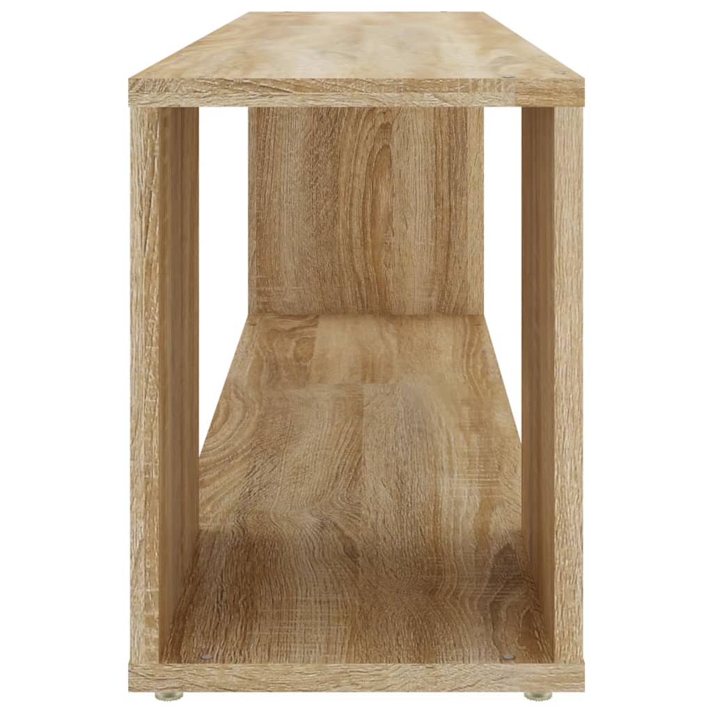 TV-Schrank Sonoma-Eiche 100x24x32 cm Holzwerkstoff - Premium Bücherregale & Bücherschränke  - Just €44.40! Shop now at homesales4u