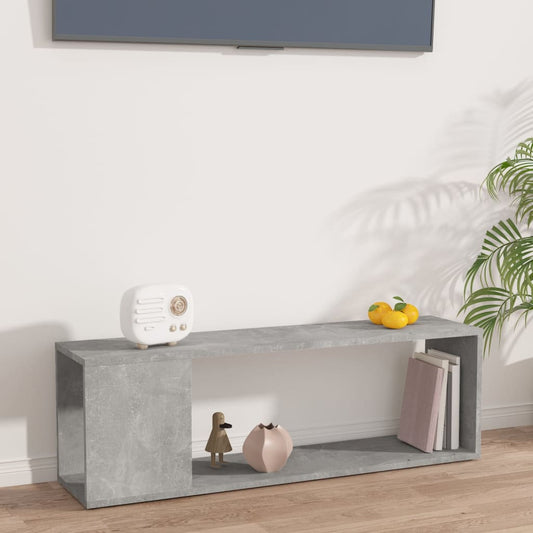 TV-Schrank Betongrau 100x24x32 cm Holzwerkstoff - Premium Bücherregale & Bücherschränke  - Just €42.34! Shop now at homesales4u
