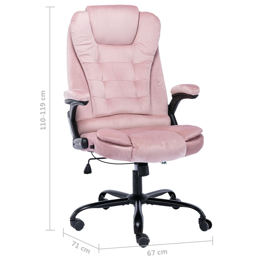 Bürostuhl Rosa Samt - Premium Bürostühle  - Just €292.11! Shop now at homesales4u