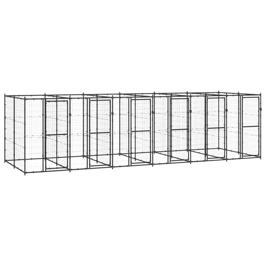 Outdoor-Hundezwinger Stahl 14,52 m² - Premium Hundezwinger & -ausläufe  - Just €1119.02! Shop now at homesales4u