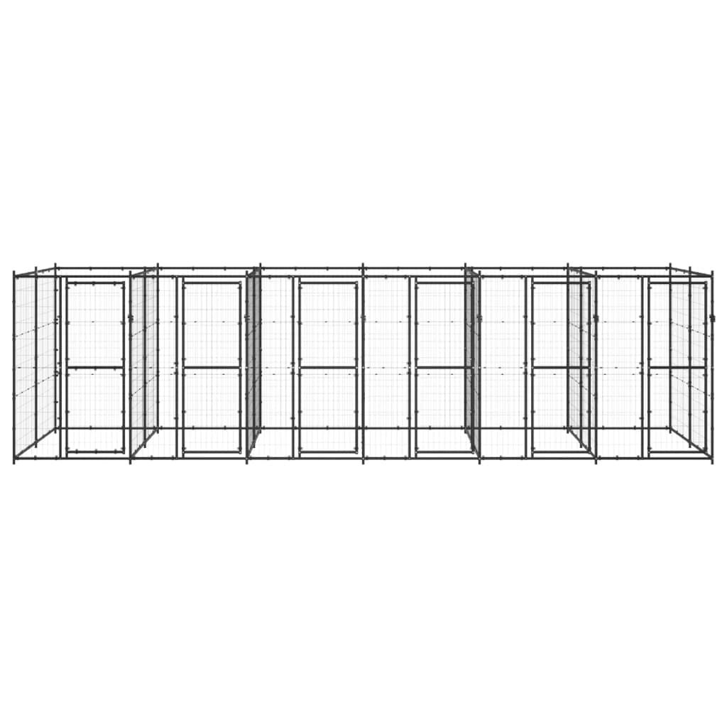 Outdoor-Hundezwinger Stahl 14,52 m² - Premium Hundezwinger & -ausläufe  - Just €1119.02! Shop now at homesales4u