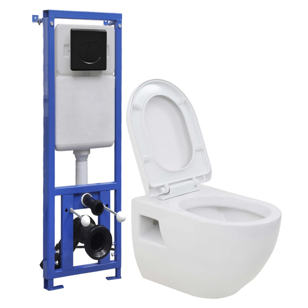 Hänge-Toilette mit Unterputzspülkasten Keramik - Premium Toiletten  - Just €387.64! Shop now at homesales4u