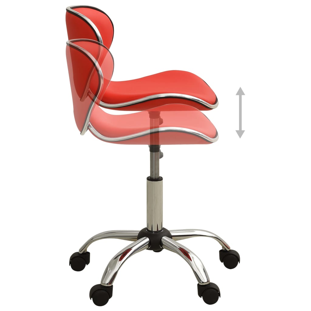 Bürostuhl Rot Kunstleder - Premium Bürostühle  - Just €78.60! Shop now at homesales4u