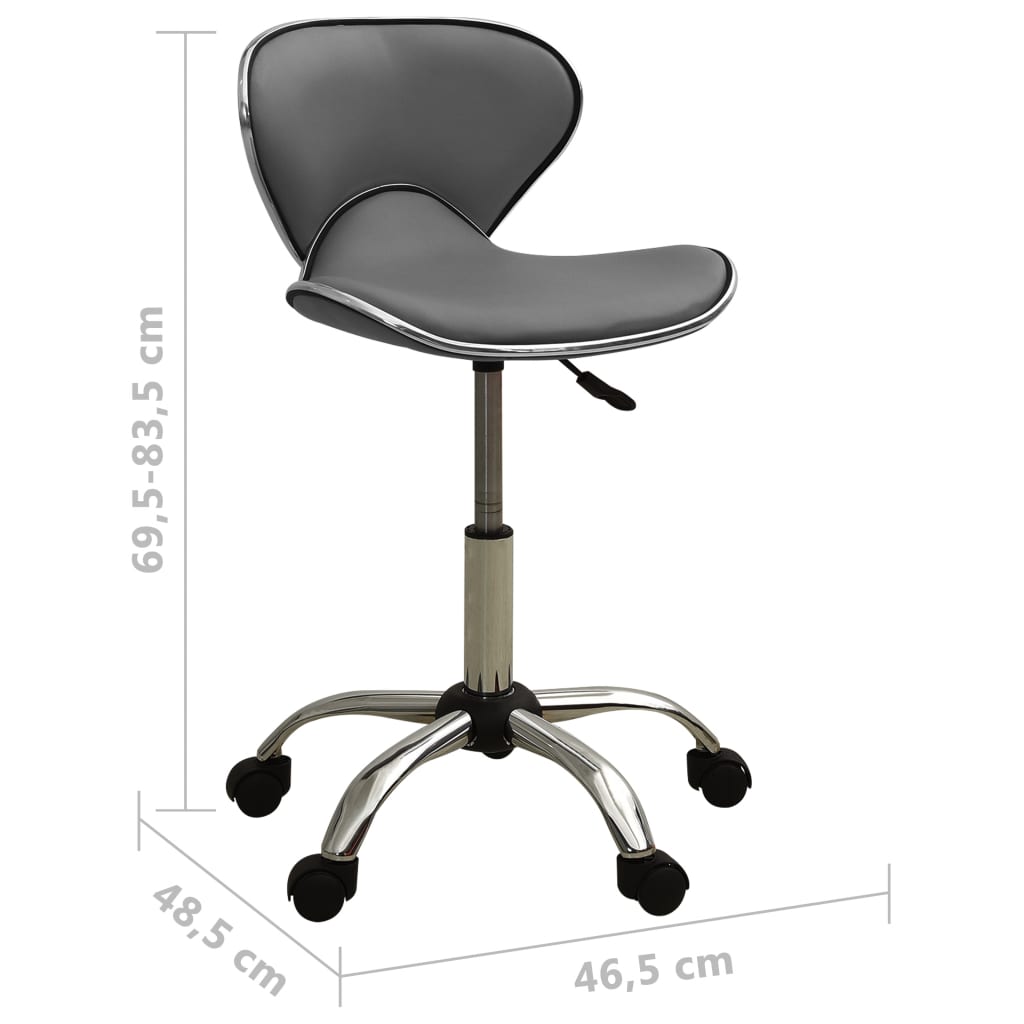 Bürostuhl Grau Kunstleder - Premium Bürostühle  - Just €96.03! Shop now at homesales4u