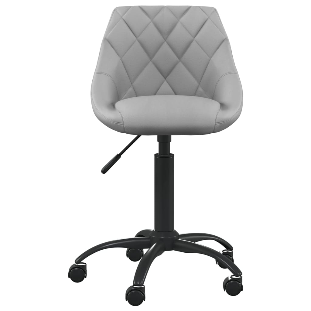 Bürostuhl Hellgrau Samt - Premium Bürostühle  - Just €100.31! Shop now at homesales4u