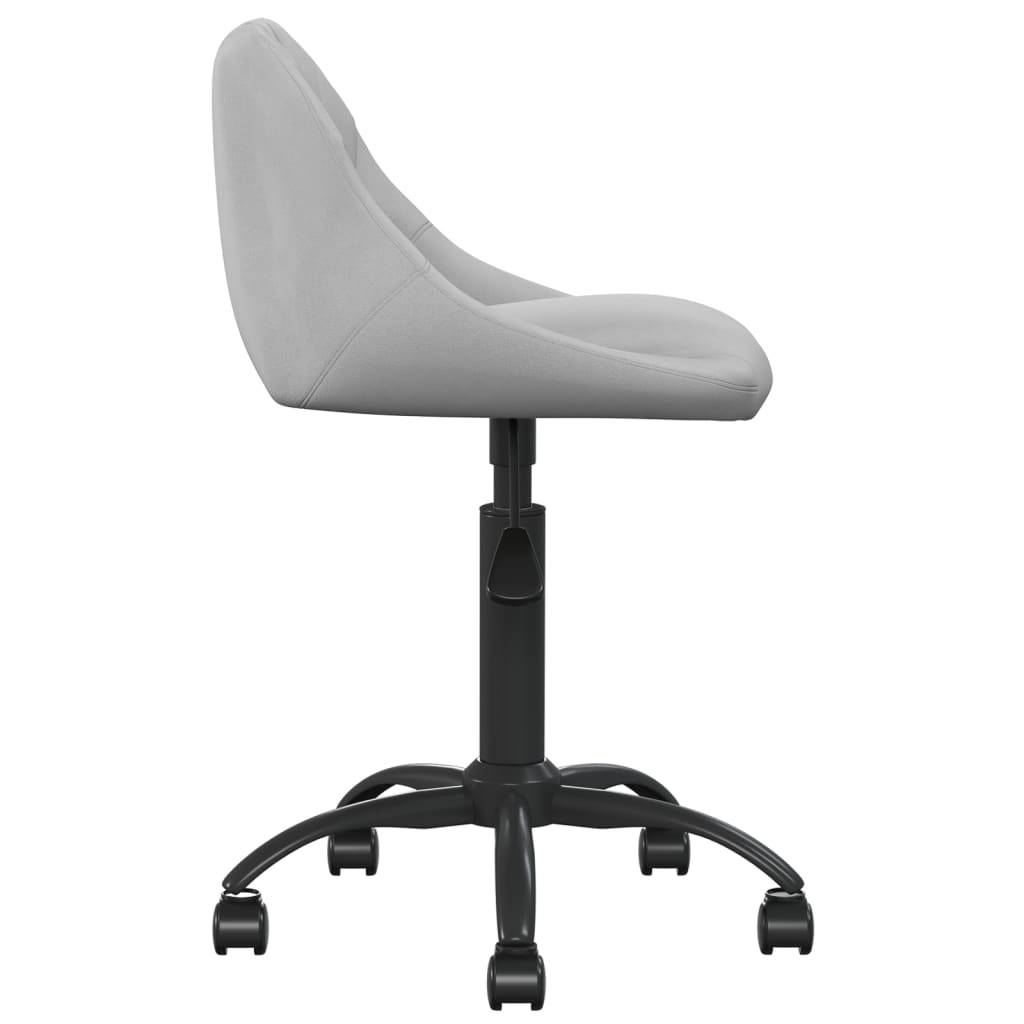Bürostuhl Hellgrau Samt - Premium Bürostühle  - Just €100.31! Shop now at homesales4u