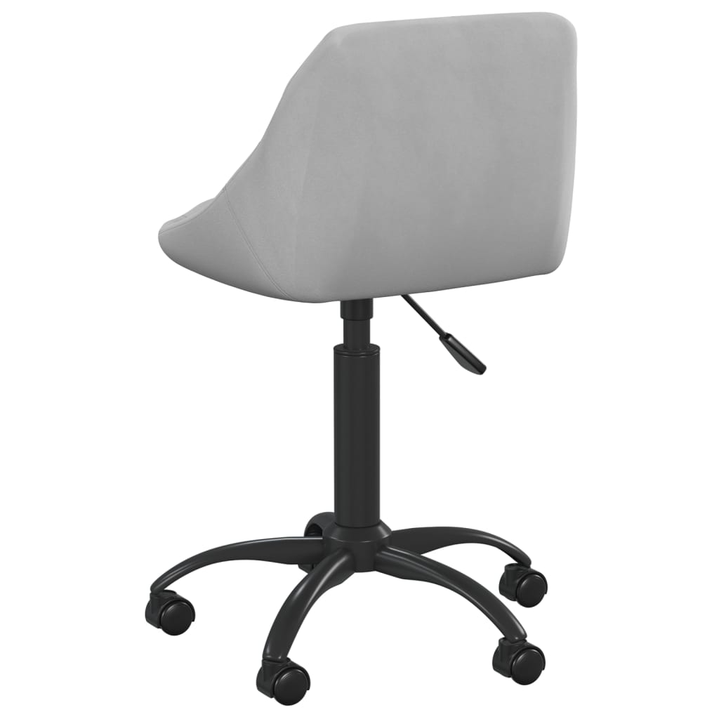 Bürostuhl Hellgrau Samt - Premium Bürostühle  - Just €100.31! Shop now at homesales4u